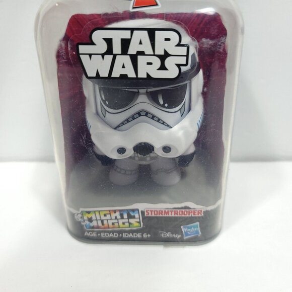 Star Wars Disney Stormtrooper Mighty Muggs 3-Face Toy Figure Hasbro New - Picture 3 of 5